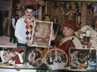 Honoured By North Indian Iskcon President